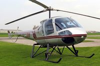 G-IJBB @ EGBR - Enstrom 480 at Breighton Airfield for the British Aerobatic Association John McLean Trophy competition. - by Malcolm Clarke