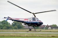 G-BEYA @ EGTC - Enstrom 280C at Cranfield's Air Show and Helifest in 1994. - by Malcolm Clarke