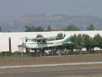 N854AC @ POC - Landing on 26L - by Helicopterfriend