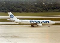 N209PA @ TPA - Pan Am Airbus A.300 Clipper Boston at Tampa in November 1987. - by Peter Nicholson