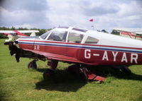 G-AYAR @ EGHP - BOUNCED ON LANDING AND HIT TREE 1985-05-09. THIS A/C IS STILL ACTIVE - by BIKE PILOT