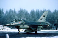 J-270 @ EHLW - January 1985 offered some opportunities of getting pictures of the local F-16s in snow. - by Joop de Groot