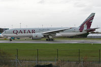 A7-BBC @ EGCC - About to depart back to Doha after a first visit to MAN. - by MikeP