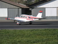N4603R @ SZP - 1965 Piper PA-28-140 CHEROKEE, Lycoming O-320-E2A 150 Hp, taxi off Rwy 22 after landing - by Doug Robertson