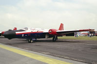 WT333 @ EGDM - English Electric Canberra B(I)8 at the Battle of Britain Airshow, A&AEE, Boscombe Down in 1990. - by Malcolm Clarke