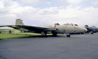 XH135 @ EGUY - English Electric Canberra PR9 at the Canberra 40th Anniversary Celebration Photocall at RAF Wyton in 1989. - by Malcolm Clarke