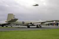 XH169 @ EGUY - English Electric Canberra PR9 at the Canberra 40th Anniversary Celebration Photocall at RAF Wyton in 1989. - by Malcolm Clarke