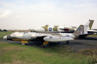 WJ639 @ X5US - English Electric Canberra TT18 at the North East Aircraft Museum, Usworth, UK in 1991. - by Malcolm Clarke