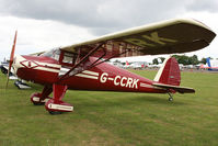 G-CCRK @ EGSX - Visitor to the 2009 Air Britain fly-in. - by MikeP