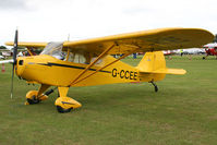 G-CCEE @ EGSX - Visitor to the 2009 Air Britain fly-in. - by MikeP