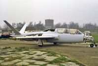 G-BRFU @ EGTC - Fouga CM-170R Magister at Cranfield Airport in 1989. Later N99JJ. - by Malcolm Clarke