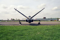 G-BRFU @ EGTC - Fouga CM-170R Magister at Cranfield Airport in 1992. Later N99JJ. - by Malcolm Clarke