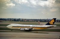 9V-SQG @ LHR - Singapore Airlines Boeing 747-212B seen at Heathrow in the Summer of 1979. - by Peter Nicholson