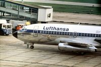 D-ABEF @ LHR - Boeing 737-130 of Lufthansa at Heathrow's terminal in March 1971. - by Peter Nicholson