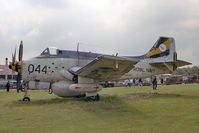 XL472 @ EGDM - Fairey Gannet AEW3. From A&AEE and derelict. At the Battle of Britain Airshow, A&AEE, Boscombe Down in 1990. - by Malcolm Clarke