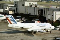 F-GBBX @ LHR - F.28 Fellowship of Air Alsace leased to Air France seen at Heathrow in the Summer of 1979. - by Peter Nicholson