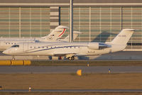 5A-UAD @ VIE - Private Canadair Regional Jet Challenger 850 - by Joker767