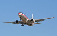 N804NN @ KORD - American Airlines, Boeing 737-823, AAL2022 arriving from TJSJ, short final 27L. KORD. - by Mark Kalfas