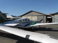 N1815L @ SZP - 1976 Beech 58P BARON, two Continental TSIO-520-LB1C 310 Hp each, air from turbosuperchargers pressurizes cabin to 3.6 psi differential - by Doug Robertson