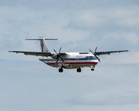 N499AT @ SHV - Landing on 23 at Shreveport Regional. - by paulp