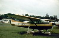 N7253E @ SPRING VAL - This Skylane was seen at Spring Valley Airport in the Summer of 1977 - the airport closed in 1985. - by Peter Nicholson