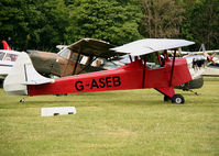 G-ASEB @ EGBP - seen @ Kemble vintage flyin - by castle