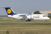 D-AVRJ @ EDDF - departing EDDF via RW18W