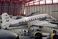 TG528 @ EGSU - Handley Page HP-67 Hastings C1A. In the colours of RAF 24 Sqn Transport Command, 528 is shown located in Hangar One at The Imperial War Museum, Duxford, surrounded by Victor B1, DH Sea Vixen, Amiot AAC.1 and Vulcan B2. - by Malcolm Clarke