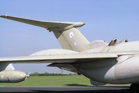 XH671 @ EGXW - Handley Page Victor K2 (HP-80) at RAF Waddington in 1990. - by Malcolm Clarke