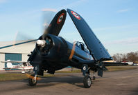 F-AZYS @ EDTG - Change Vought F4U-7 Corsair - by J. Thoma