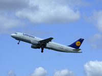 D-AIQW @ EGPH - Lufthansa A320 Departs EDI For FRA - by Mike stanners
