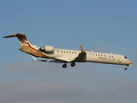 5A-LAE @ EGCC - Libyan Airlines Bombardier CL-600-2D24 CRJ-900 - by Chris Hall