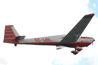 SE-UBL @ ESKD - Scheibe Falke motorglider at Dala-Järna airfield, Sweden - by Henk van Capelle