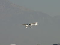 N196RE @ POC - On final to 26L - by Helicopterfriend
