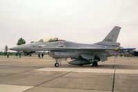 J-240 @ EGXC - Fokker F-16A Fighting Falcon. From 315 Sqn, Twente and seen at RAF Coningsby's Photocall 94. - by Malcolm Clarke