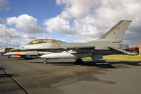 ET-199 @ EGQL - SABCA F-16B Fighting Falcon. Flown at RAF Leuchars' Battle of Britain Air Show by Eskadrille 726 based at Aalborg. - by Malcolm Clarke