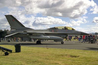 ET-199 @ EGQL - SABCA F-16B Fighting Falcon. Flown at RAF Leuchars' Battle of Britain Air Show by Eskadrille 726 based at Aalborg. - by Malcolm Clarke