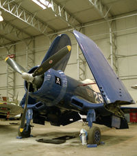N8297 @ EGSU - Goodyear FG-1D Corsair at the Imperial War Museum, Duxford. Became G-FGID on 1991-11-01 - by Malcolm Clarke