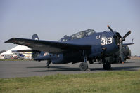 G-BTDP @ EGSX - General Motors TBM-3R Avenger during a photoshoot at North Weald in 1992. - by Malcolm Clarke