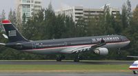 N271AY @ TJSJ - US airways A330 landing at TJSJ - by Daniel Jef