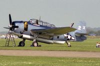 N6827C @ EGSU - General Motors TBM-3E Avenger at The Imperial War Museum, Duxford. - by Malcolm Clarke