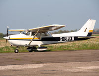 G-BFKB @ EGCV - seen @ Sleap - by castle