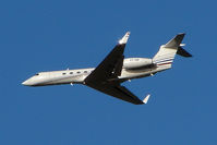 VT-SMI @ EGGW - Indian Gulfstream on final approach to Luton - by Terry Fletcher