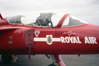 G-GNAT @ EGTC - Hawker Siddeley Gnat T1 at Cranfield Airfield in 1990. Formerly RAF XS101. - by Malcolm Clarke