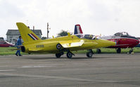 G-MOUR @ EGTC - Hawker Siddeley Gnat T1 at Cranfield's Dreamflight Airshow in 1992. - by Malcolm Clarke