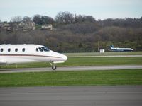 N681QS @ KLUK - 'racing' P&G Gulfstream N5PG - by Kevin Kuhn