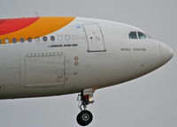 EC-GJT @ KORD - Iberia Airlines A340-313 ROSA CHACEL, BE6275	 arriving from LEMD (Barajas Int'l) on 22R. - by Mark Kalfas