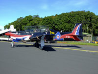 ZF317 @ ADX - 1FTS Tucano seen here at RAF Leuchars in this smart colour scheme - by Mike stanners