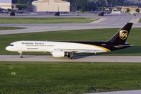 N440UP @ KPIA - UPS (N440UP) in front of tower to cargo ramp - by Thomas D Dittmer