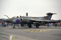 XX893 @ EGCN - Hawker Siddeley Buccaneer S2B from RAF No 208 OCU, Lossiemouth and seen at RAF Finningley's Air Show in 1992. - by Malcolm Clarke